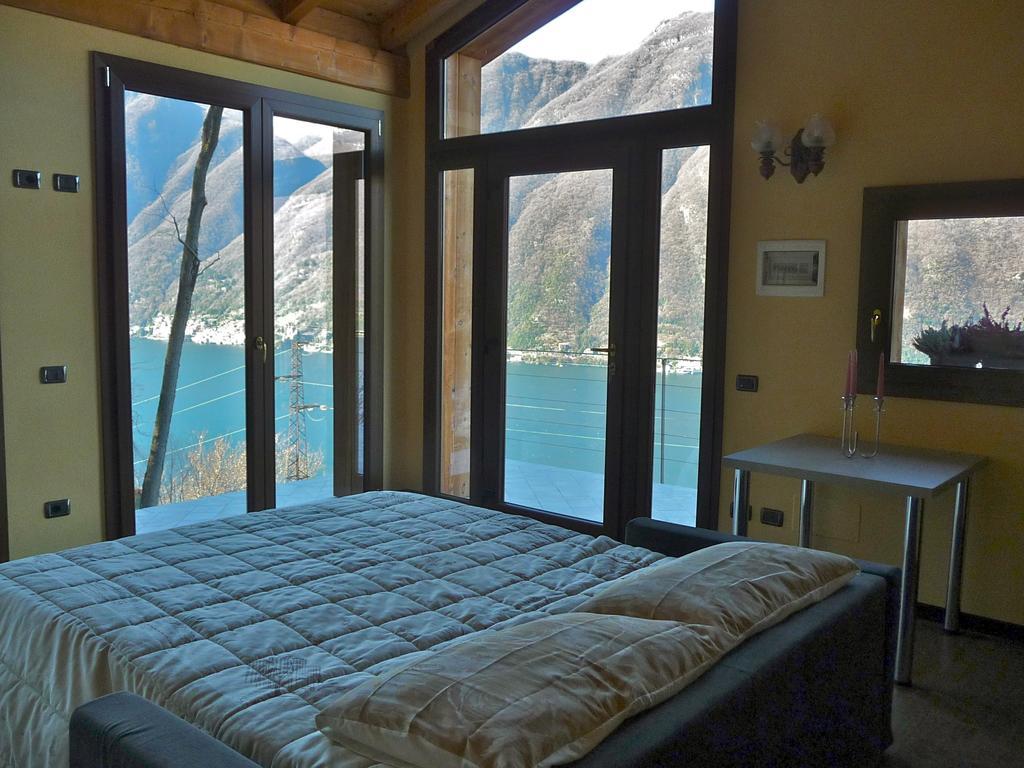 Tra Lago E Montagna Baita La Morena Nesso Exteriör bild