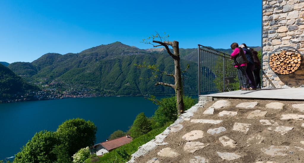 Tra Lago E Montagna Baita La Morena Nesso Exteriör bild