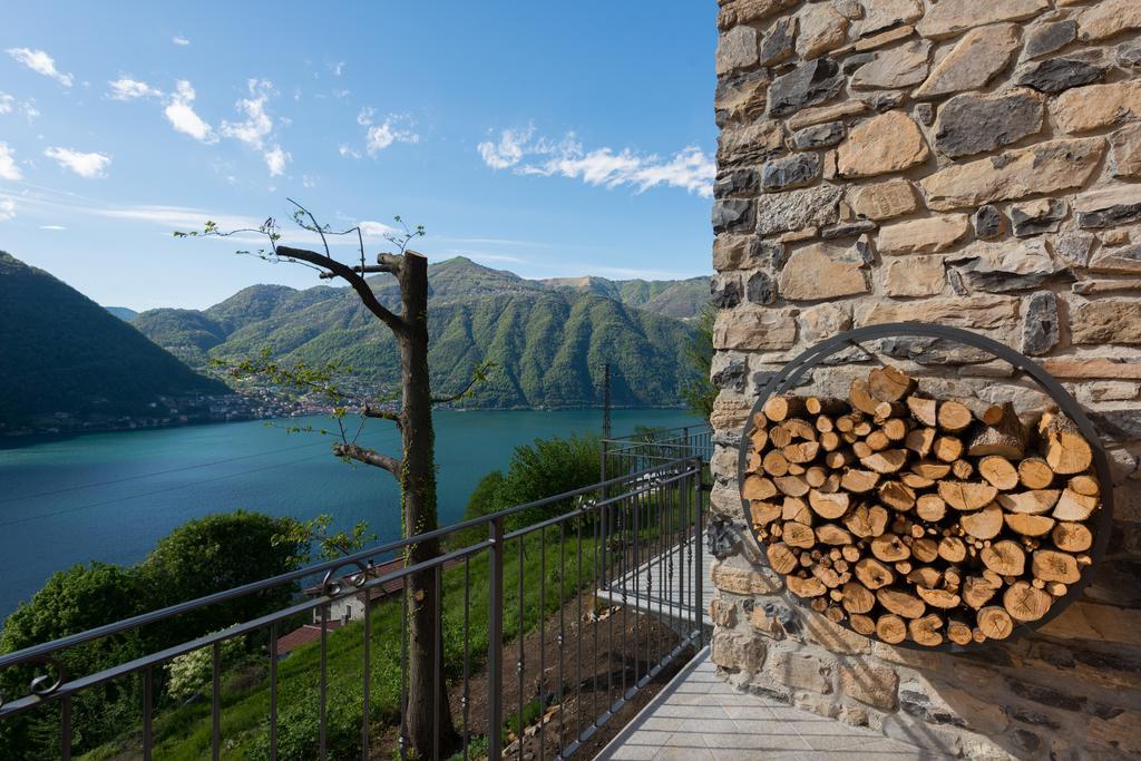 Tra Lago E Montagna Baita La Morena Nesso Exteriör bild